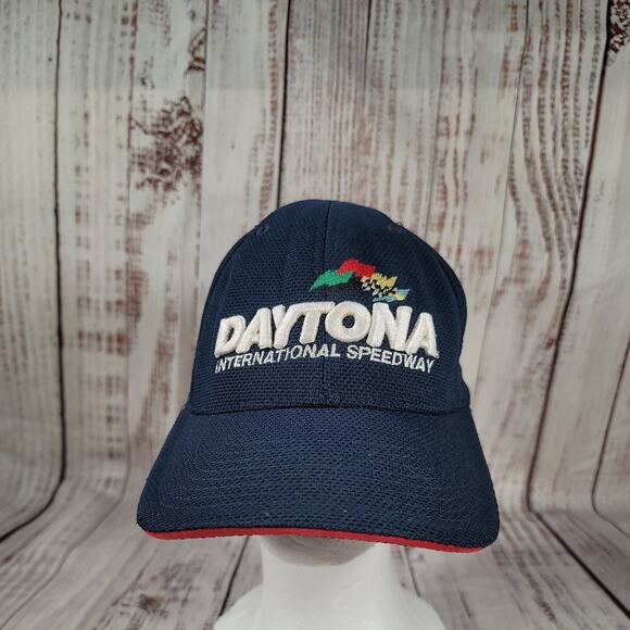 Vintage Ultra Fit Daytona International Speedway Valvoline Racing Sz M Cap Hat - Picture 1 of 10